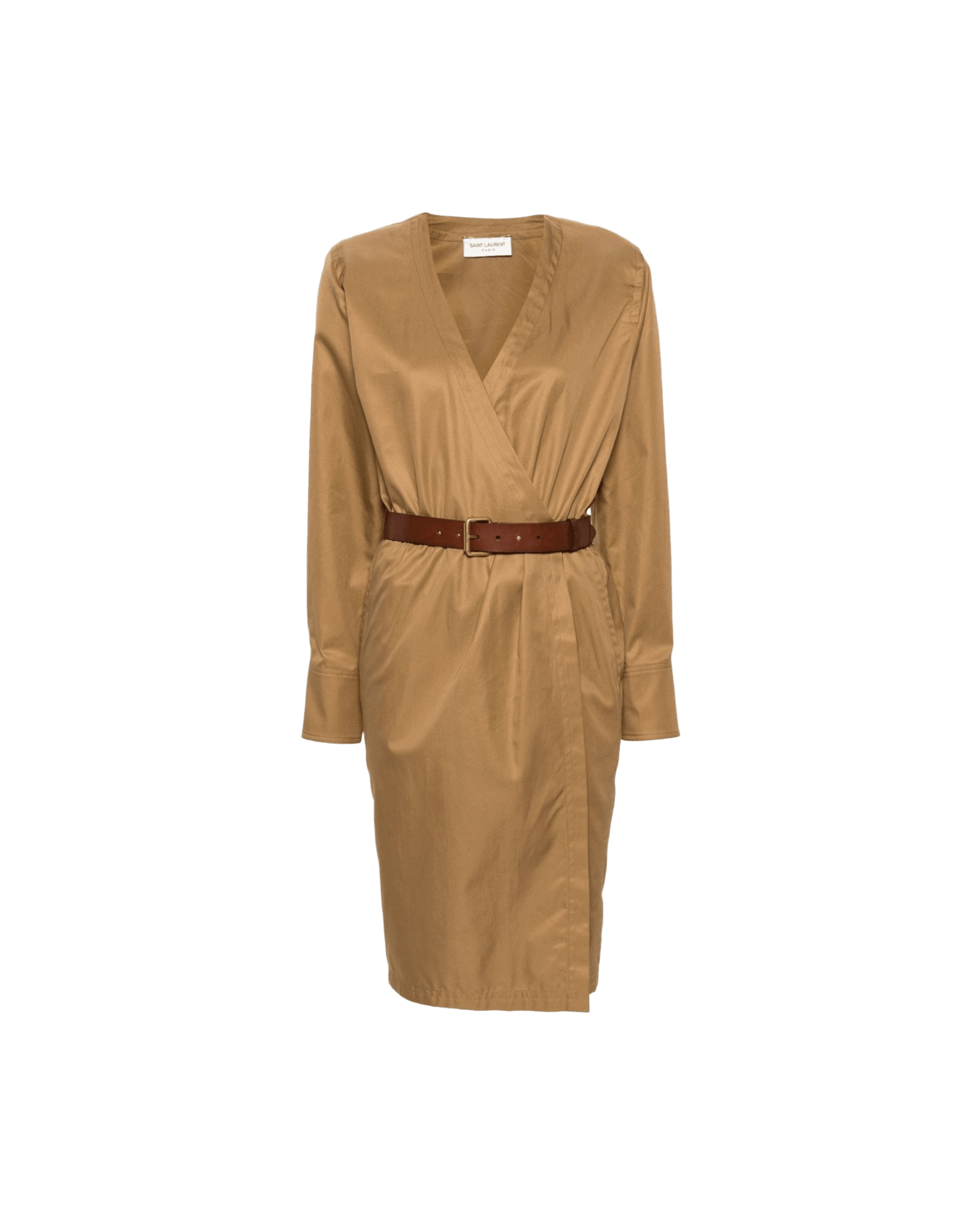 Saint Laurent Belted Dress Glam Steals