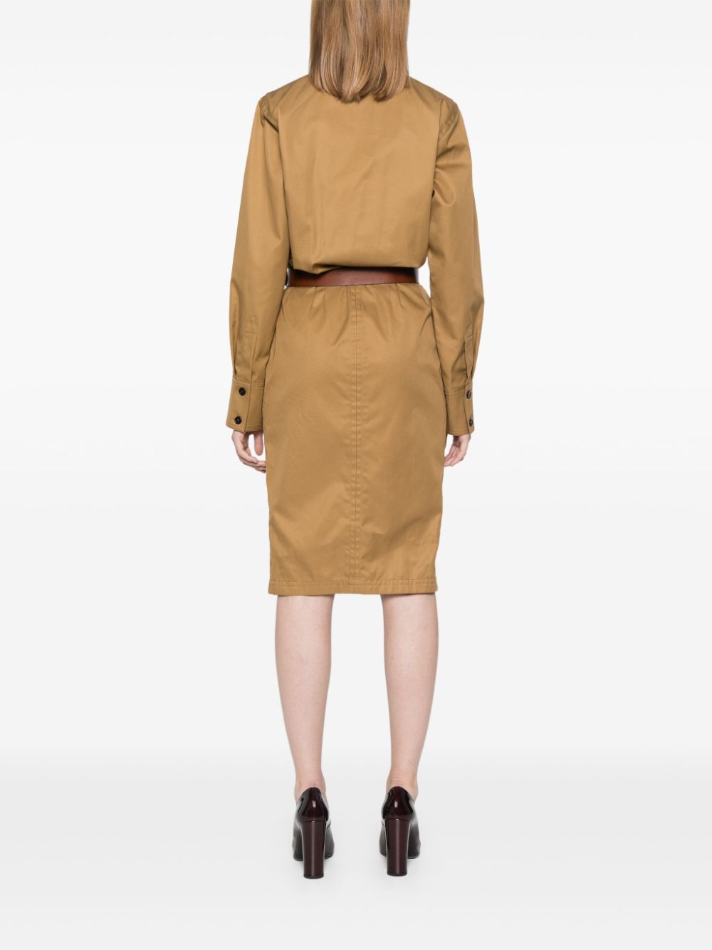 Saint Laurent Belted Dress Glam Steals