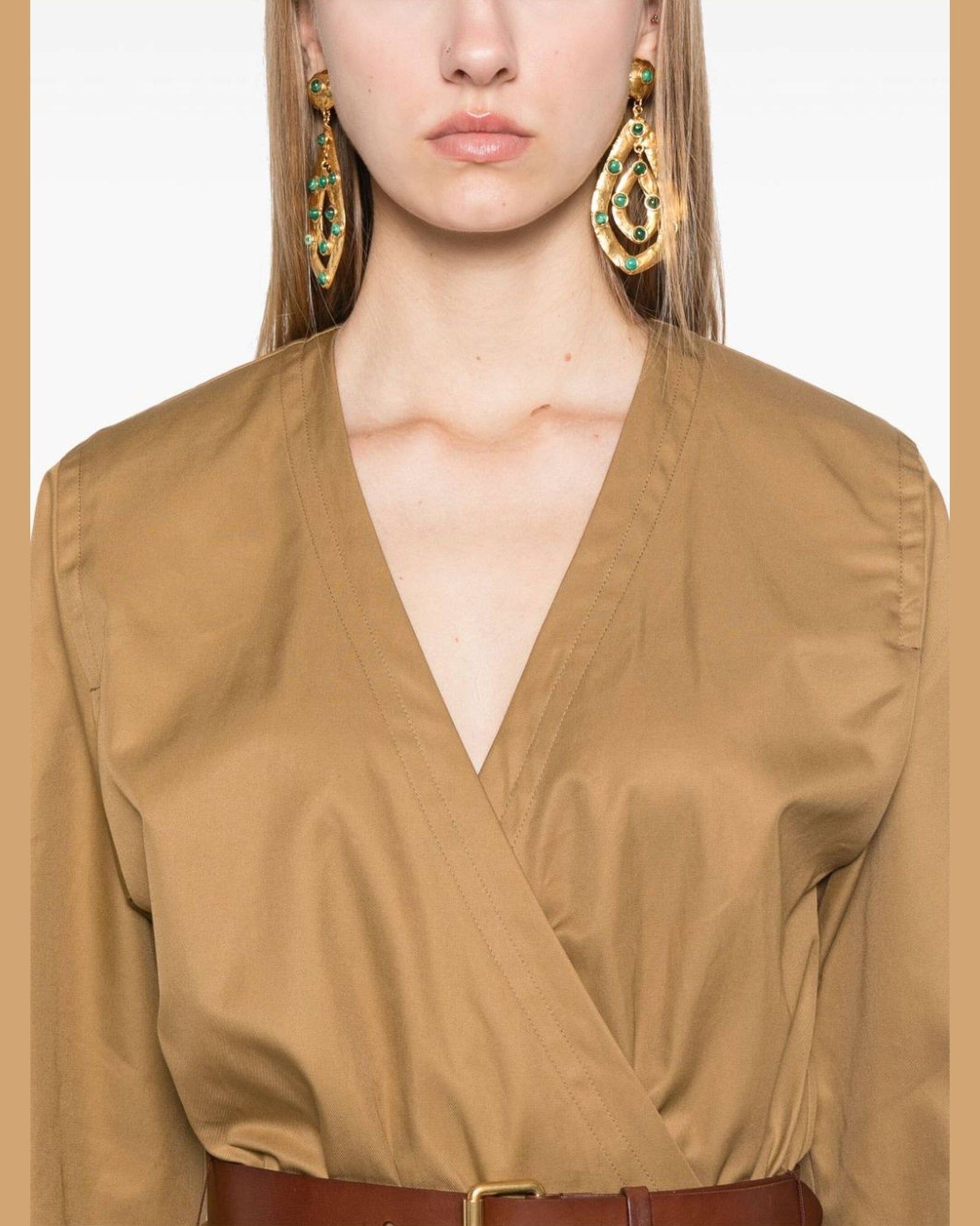 Saint Laurent Belted Dress Glam Steals