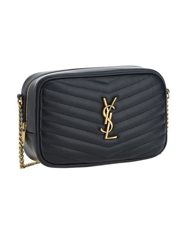 Saint Laurent Black Calf Leather Bos Taurus Shoulder Bag Glam Steals