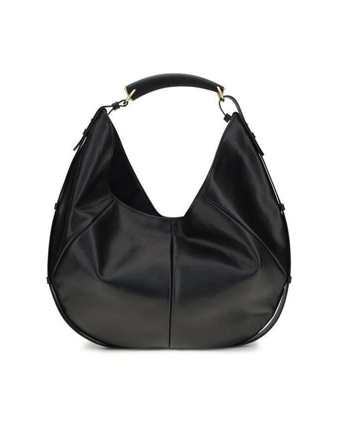 Saint Laurent Black Calf Leather Bos Taurus Shoulder Bag 