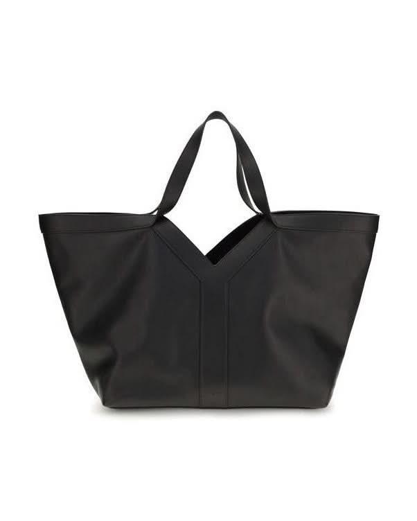 Saint Laurent Black Calf Leather Bos Taurus Shoulder Bag 