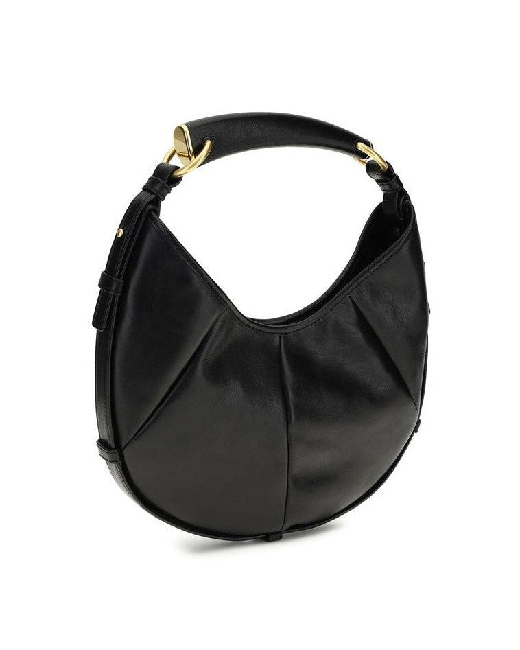 Saint Laurent Black Calf Leather Bos Taurus Shoulder Bag 