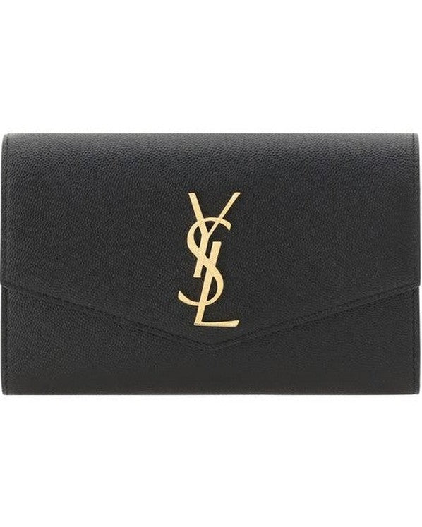 Saint Laurent Black Calf Leather Bos Taurus Shoulder Bag Glam Steals