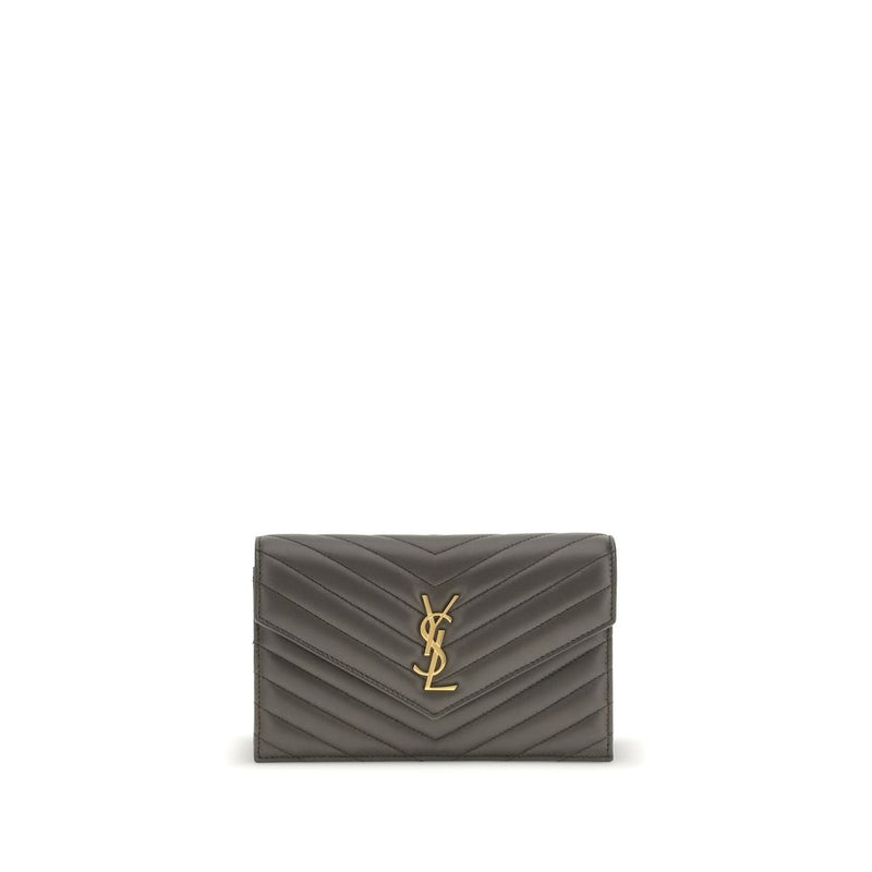 Saint Laurent Black Calf Leather Bos Taurus Wallet Glam Steals