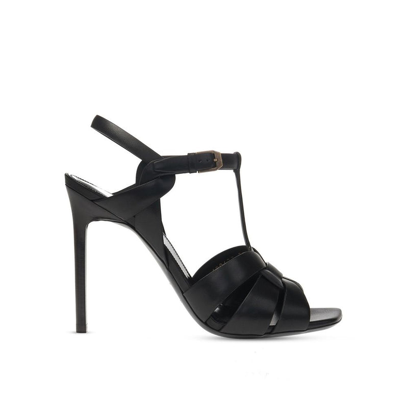 Saint Laurent Black Calfskin Stiletto Heel Glam Steals