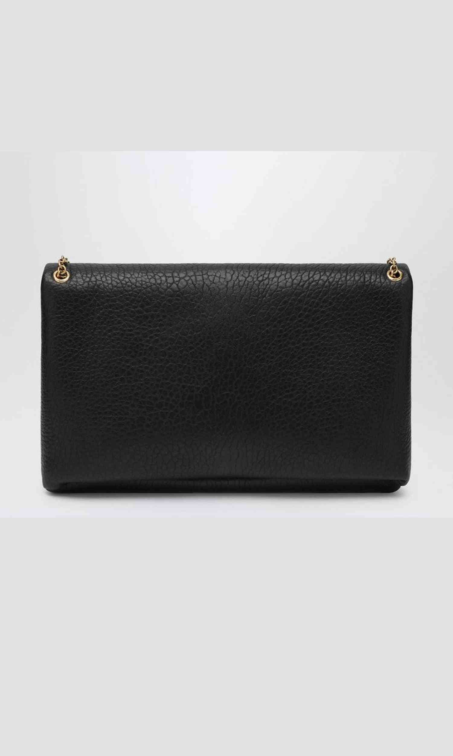 Saint Laurent Black Cassandre Xxl Envelope Bag with Chain Glam Steals
