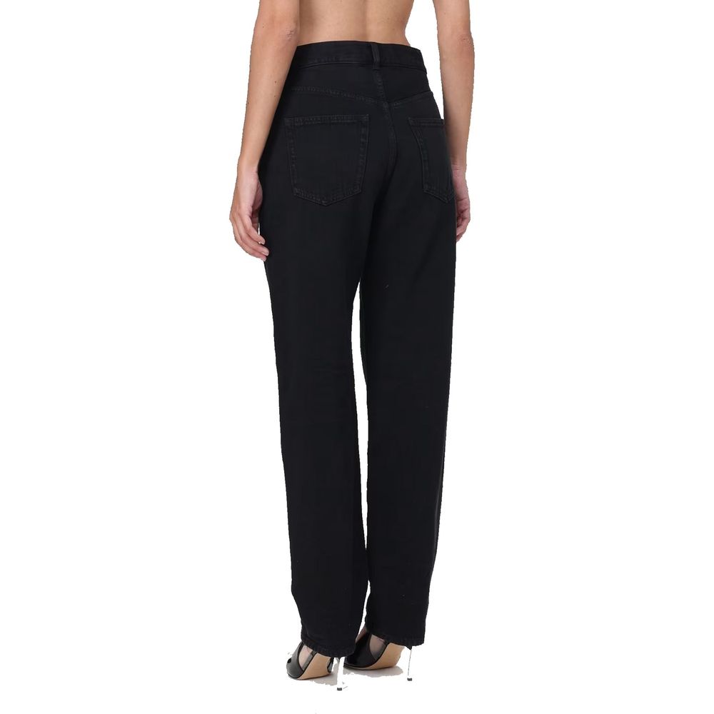 Saint Laurent Black Cotton Denim Jeans Glam Steals