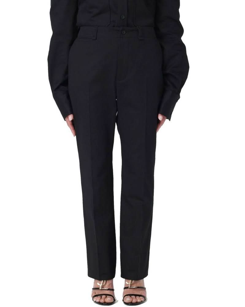 Saint Laurent Black Cotton Pant 