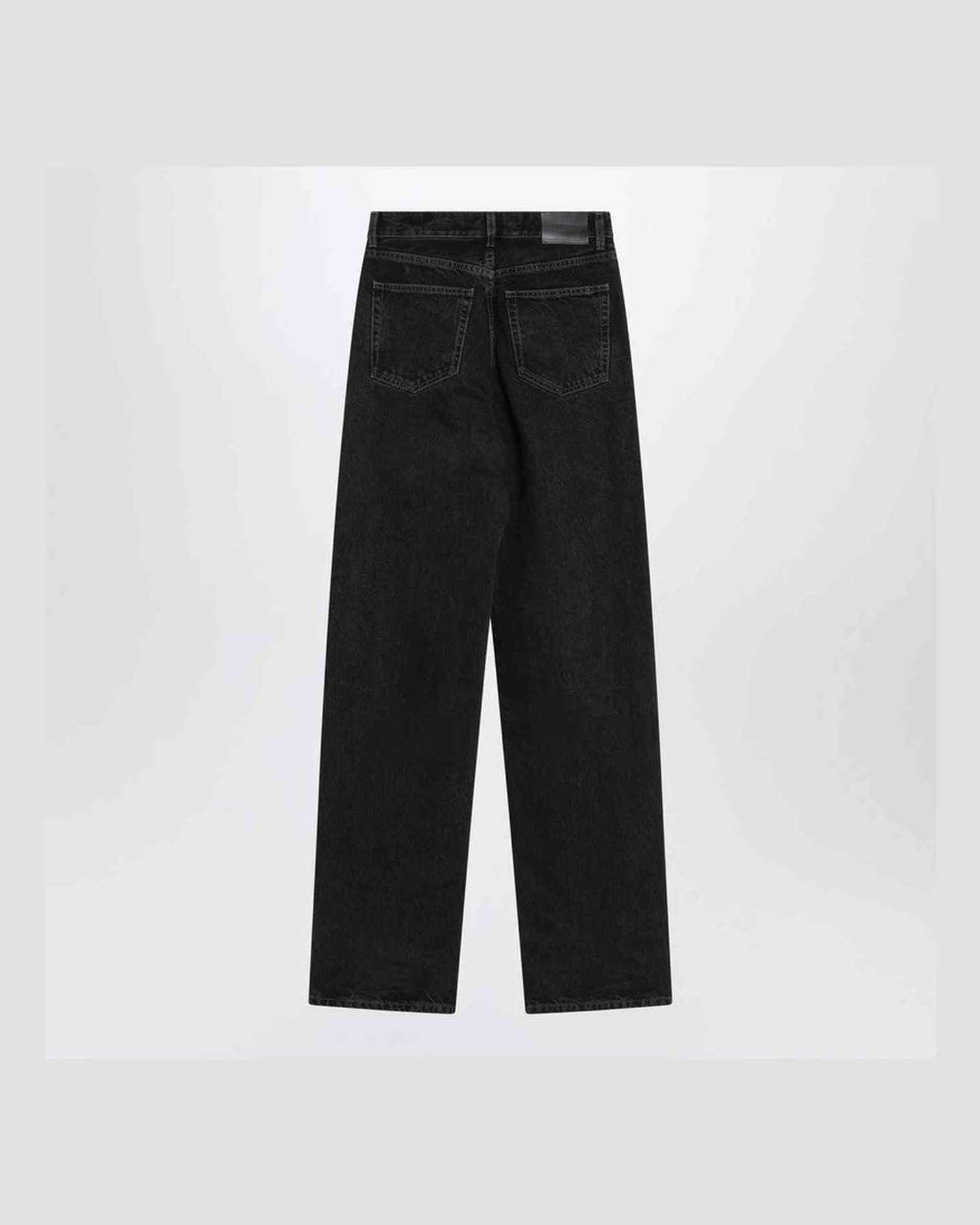Saint Laurent Black Jeans with V Waist Glam Steals