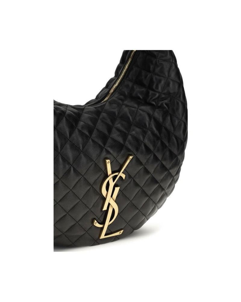 Saint Laurent Black Lamb Ovis Aries Shoulder Bag Glam Steals