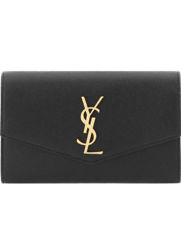 Saint Laurent Black Leather Calf Bos Taurus Shoulder Bag Glam Steals