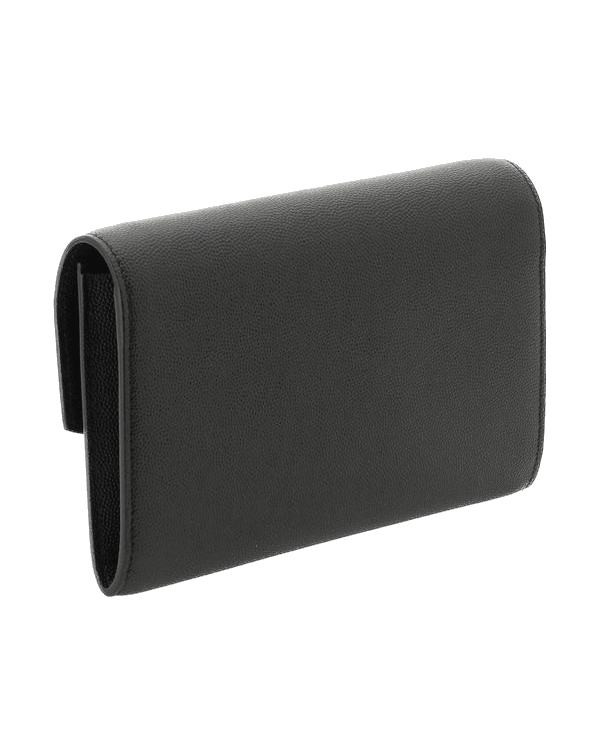 Saint Laurent Black Leather Calf Bos Taurus Shoulder Bag Glam Steals