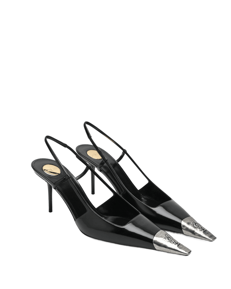 Saint Laurent Black Leather Jeanne Patent Pumps Glam Steals