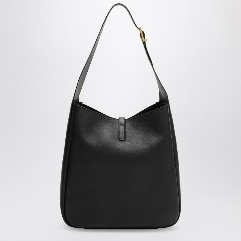 Saint Laurent Black Leather Large Le 5 À 7 Bag Glam Steals