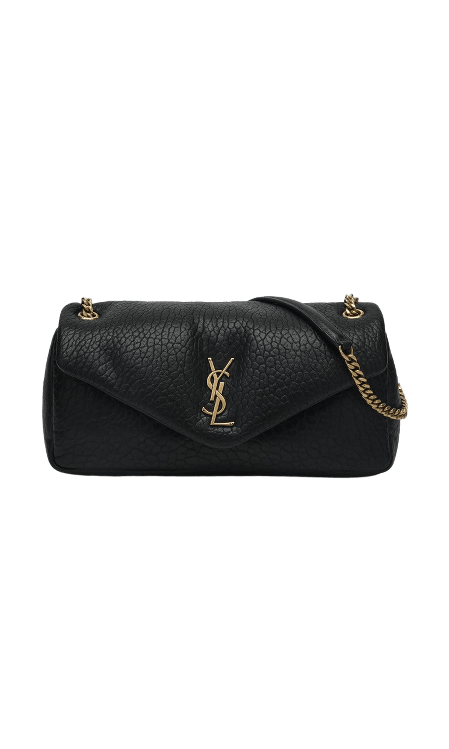 Saint Laurent Black Leather Medium Calypso Bag Glam Steals