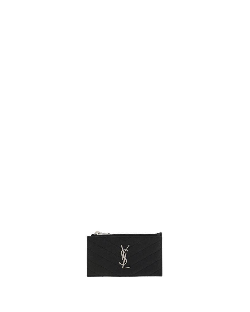 Saint Laurent Black Leather Wallet Glam Steals