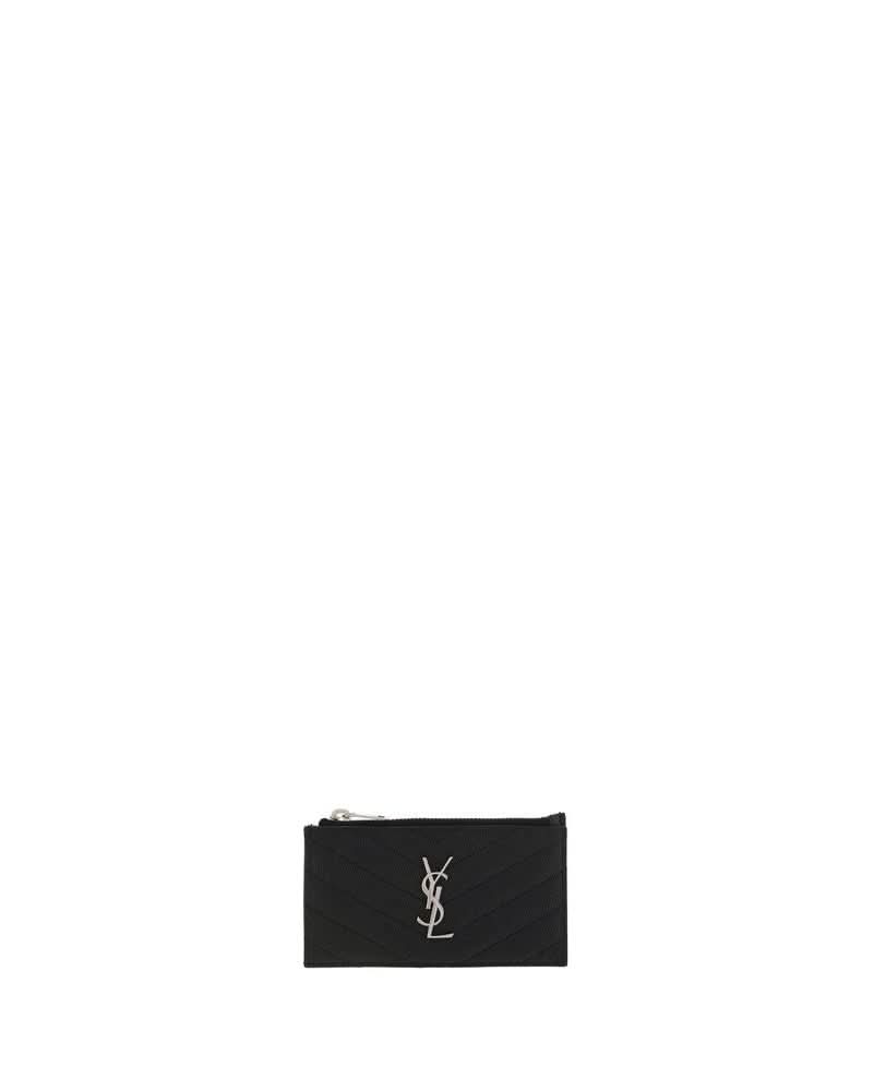 Saint Laurent Black Leather Wallet Glam Steals