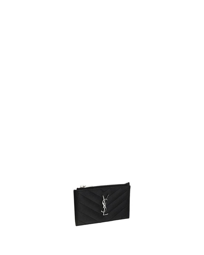 Saint Laurent Black Leather Wallet Glam Steals