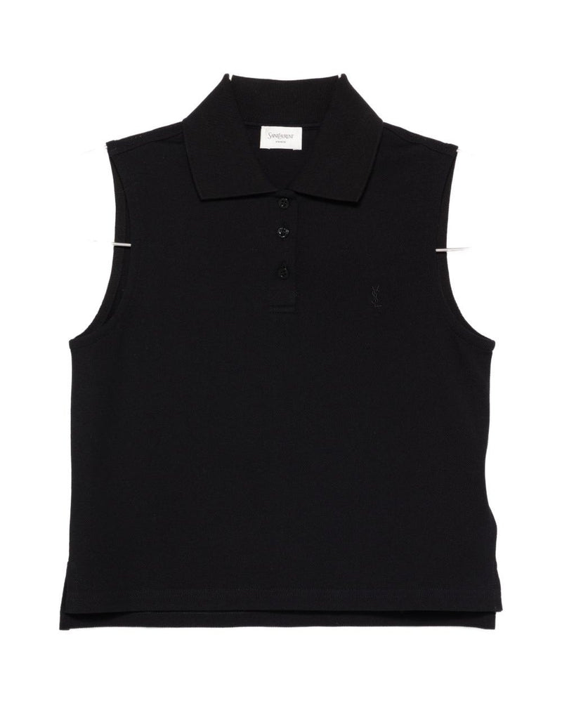 Saint Laurent Black Top Topwear