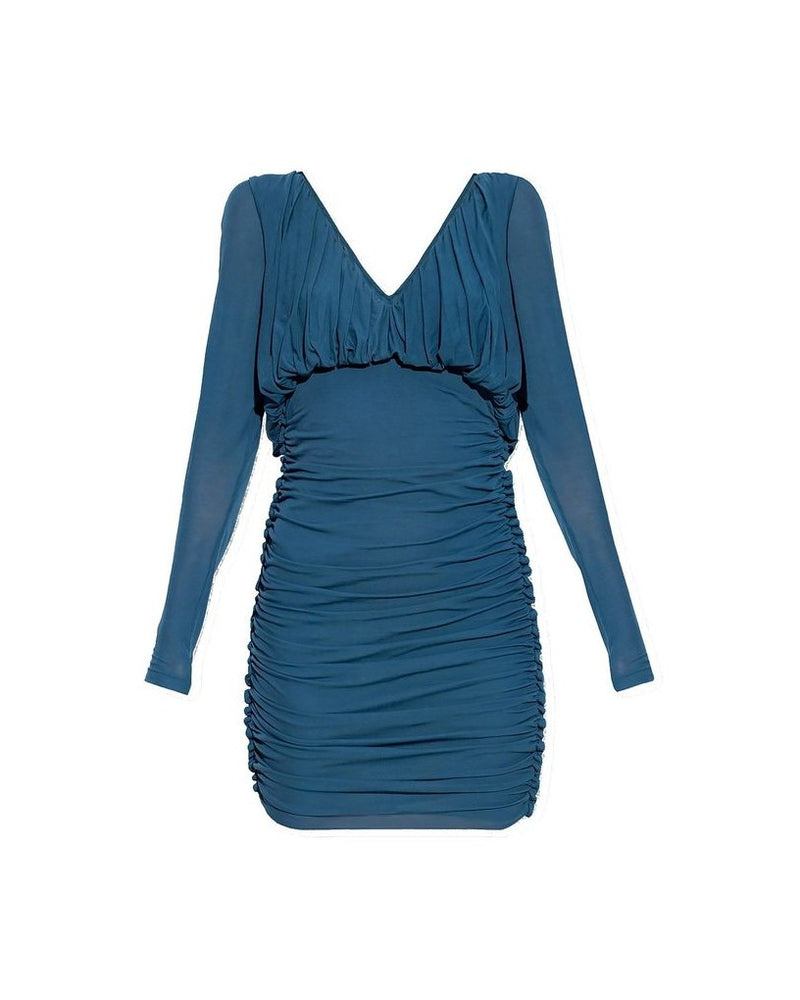 Saint Laurent Blue Copper Dress Glam Steals