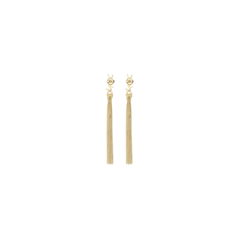 Saint Laurent Bo Pompons Chaines Brass Metal Glam Steals