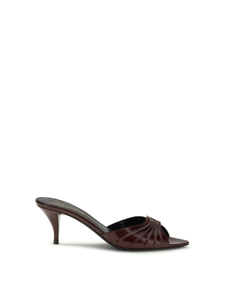 Saint Laurent Bordeaux Heel Glam Steals