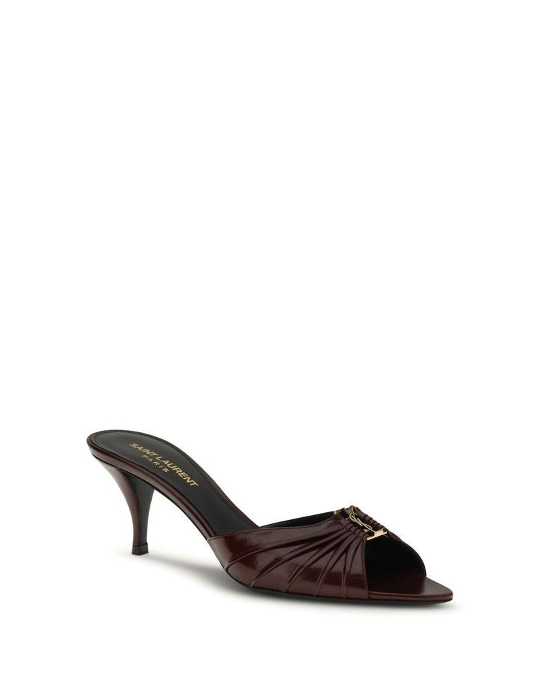 Saint Laurent Bordeaux Heel Glam Steals
