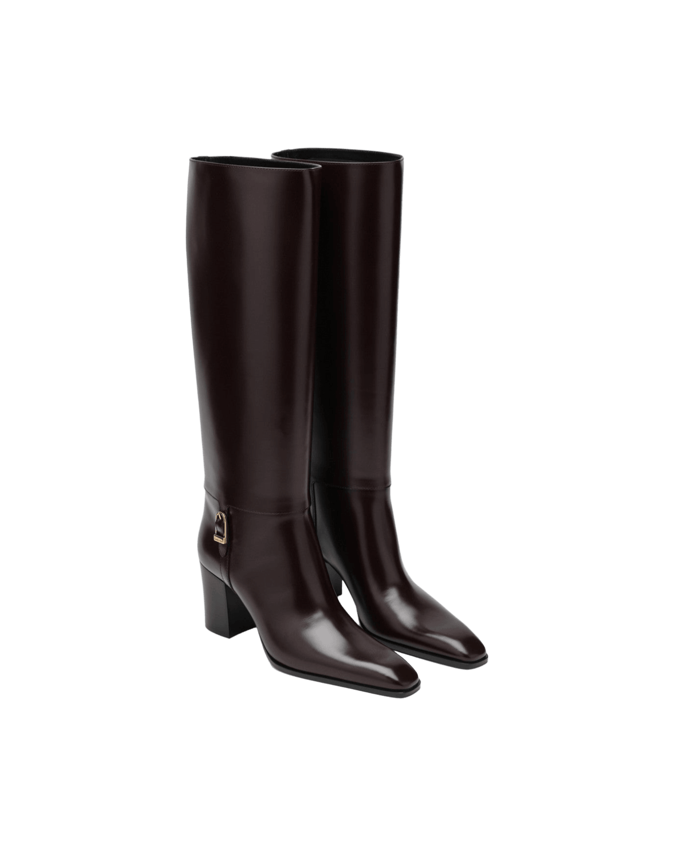 Saint Laurent Bordeaux Julia Heeled Boots Glam Steals