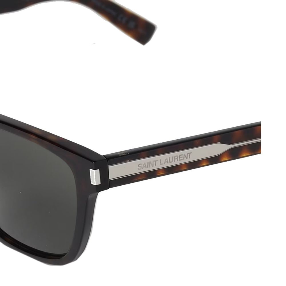 Saint Laurent Brown Acetate Sunglasses Glam Steals