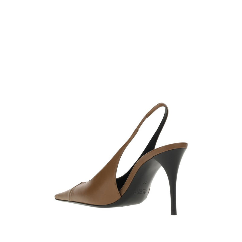 Saint Laurent Brown Lamb Ovis Aries High Heel Pumps Glam Steals