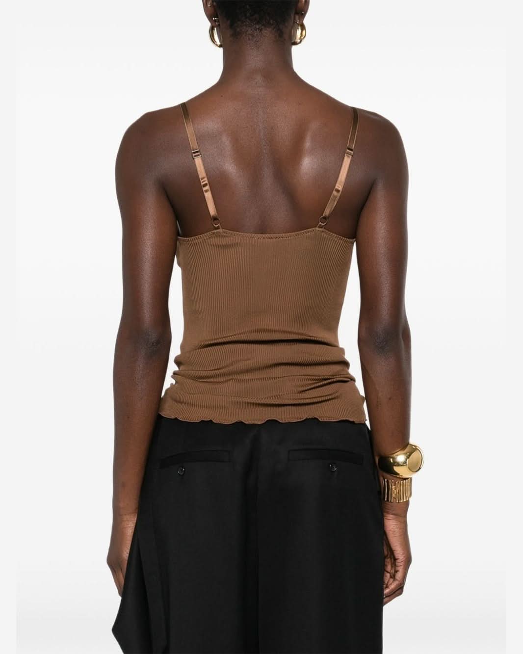 Saint Laurent Brown Top Topwear