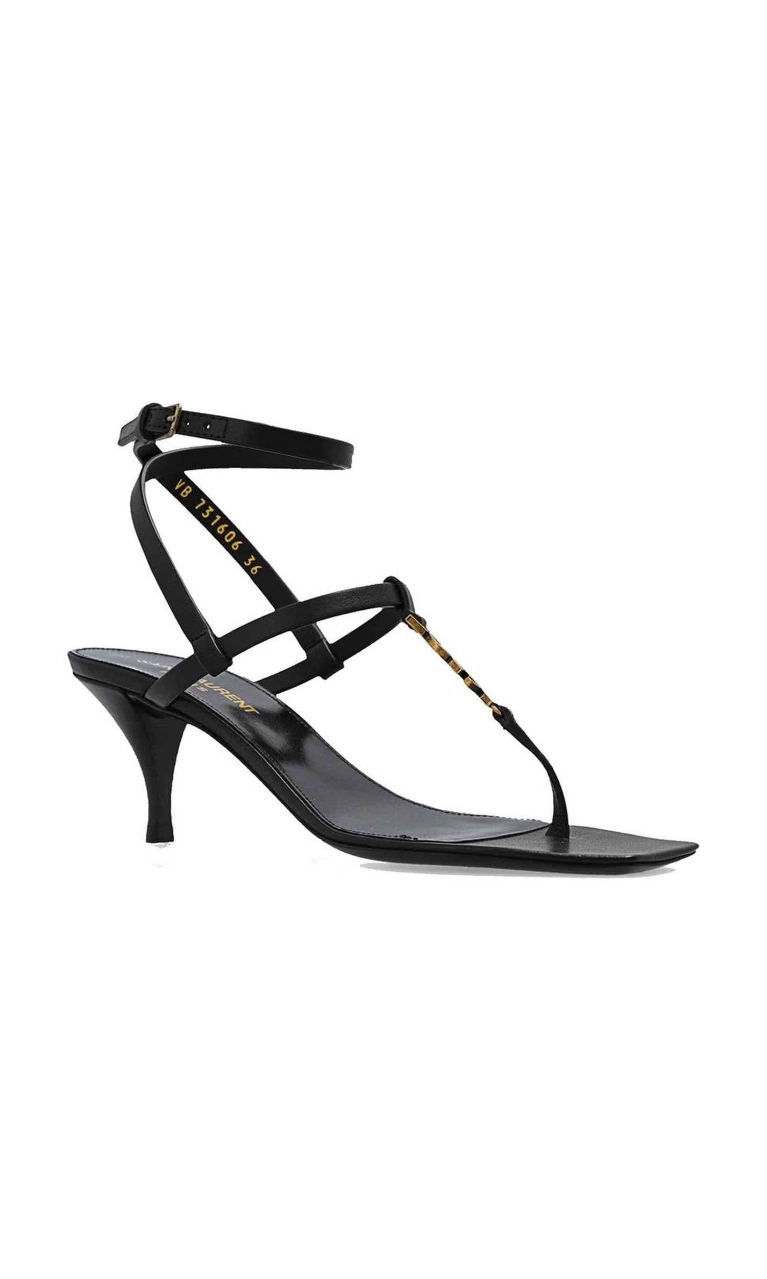 Saint Laurent Cassandra Heeled Sandals Glam Steals