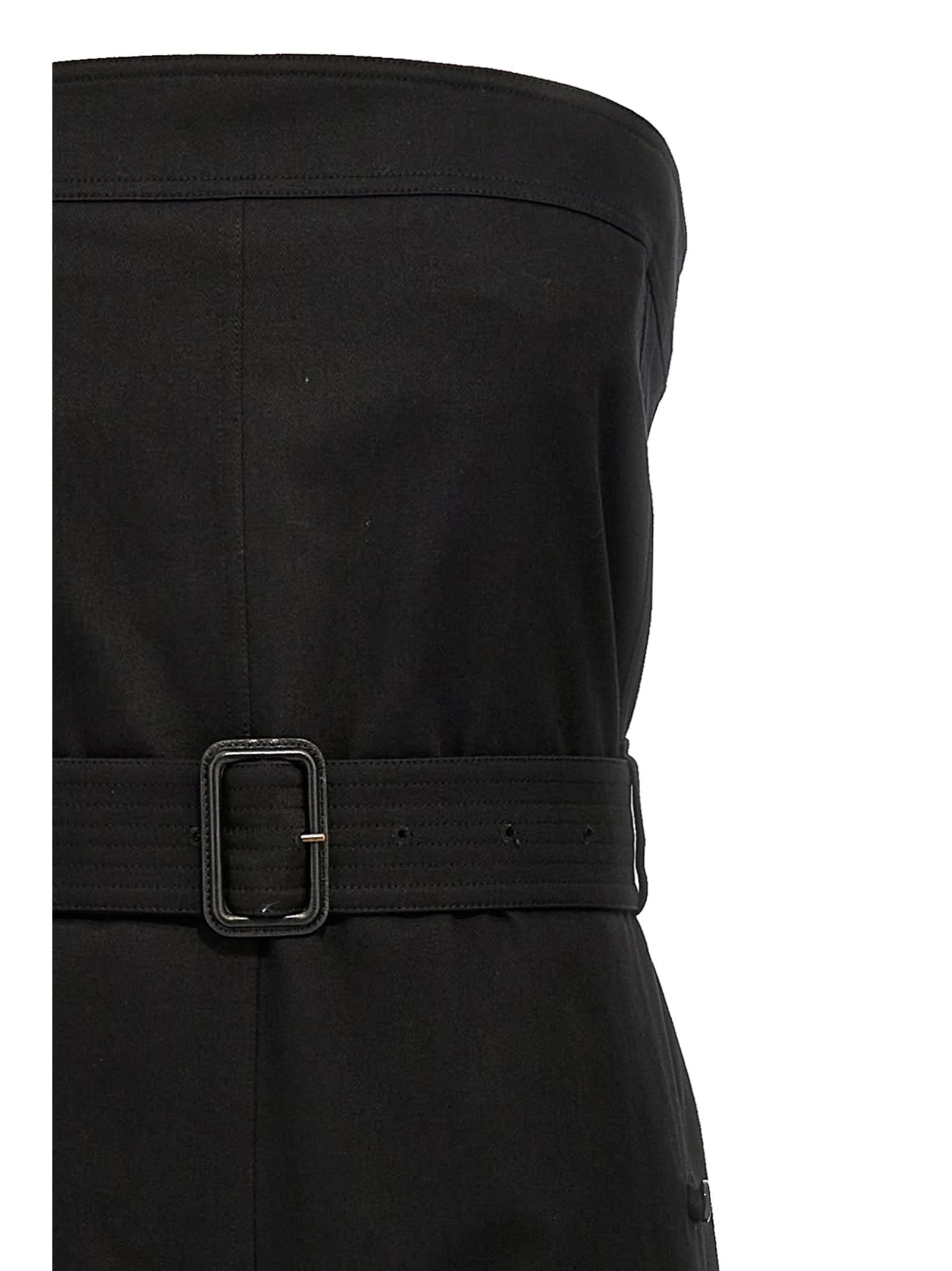 Saint Laurent Cassandre Bustier Jumpsuit Glam Steals