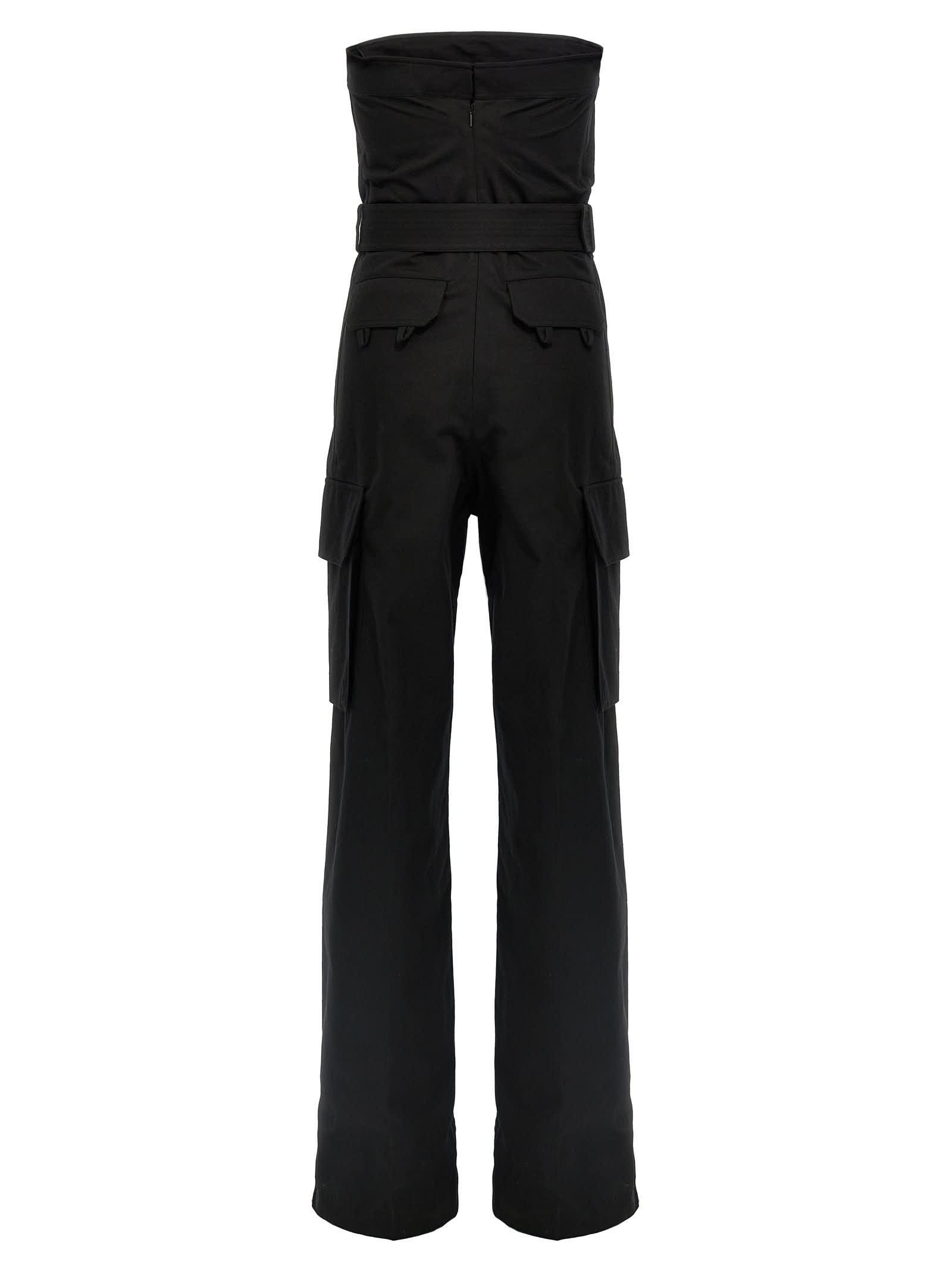 Saint Laurent Cassandre Bustier Jumpsuit Glam Steals