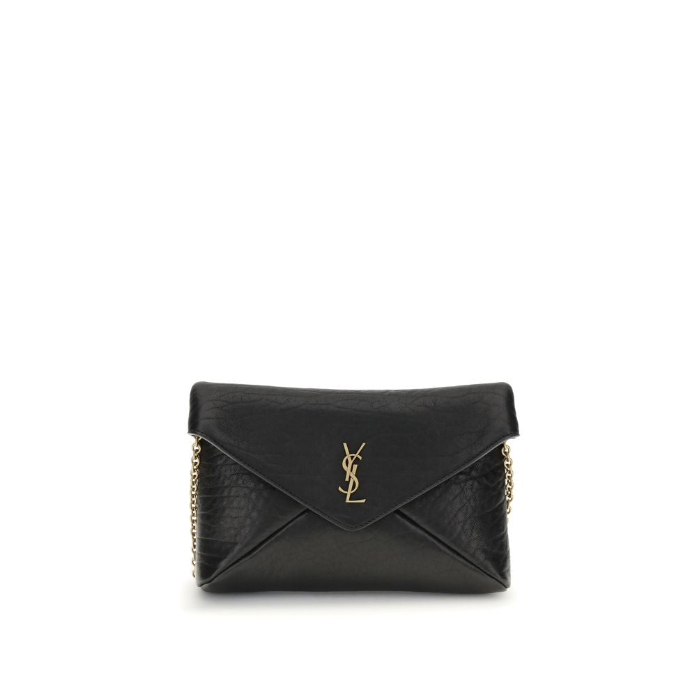 Saint Laurent Cassandre Chain Clutch Bag Glam Steals