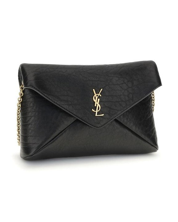 Saint Laurent Cassandre Chain Clutch Bag Glam Steals