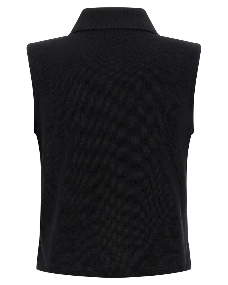 Saint Laurent Cassandre Embroidered Polo Shirt Glam Steals