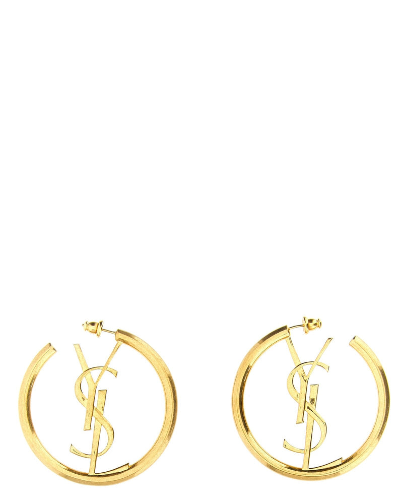 Saint Laurent Cassandre Hoop Earrings Glam Steals