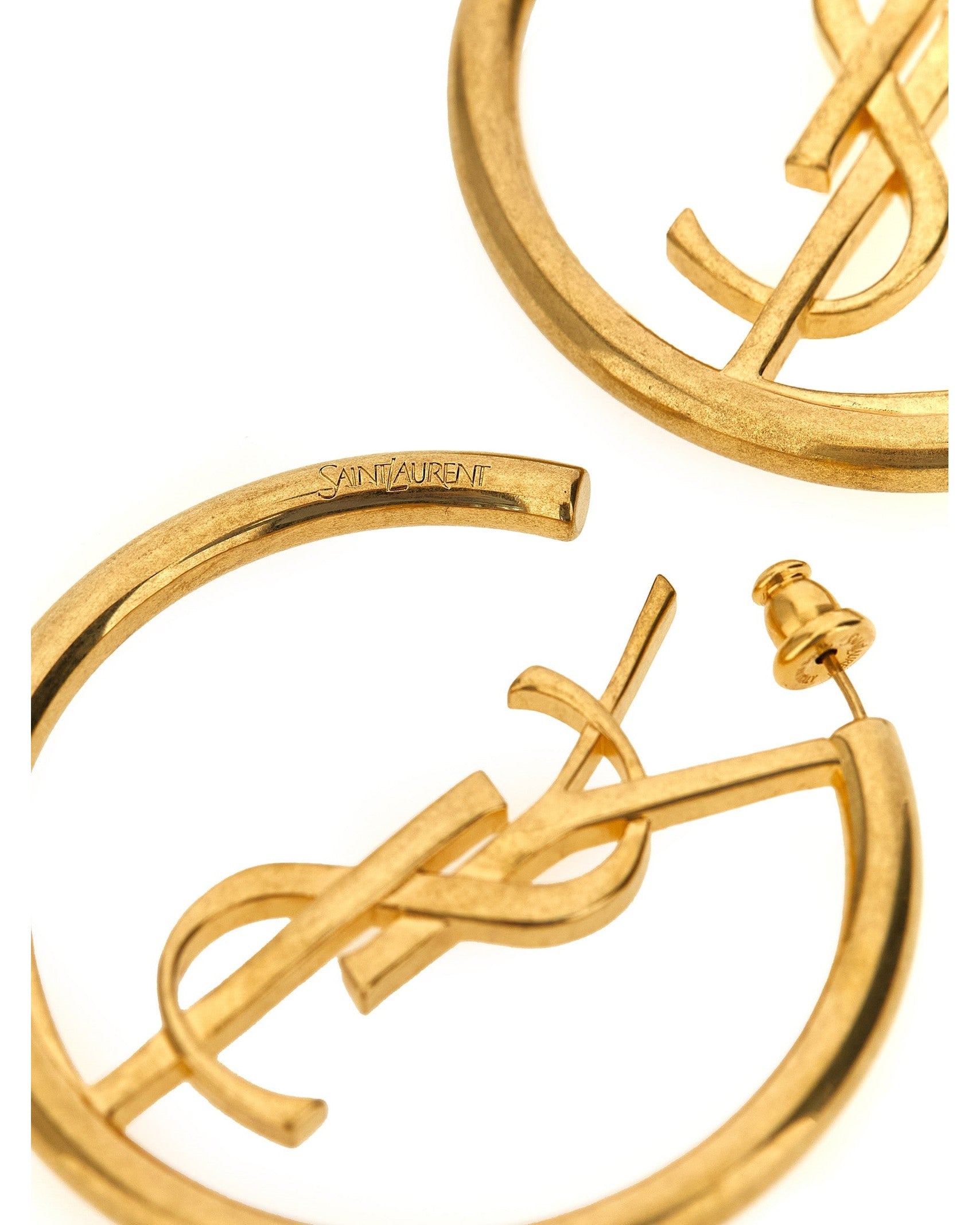 Saint Laurent Cassandre Hoop Earrings Glam Steals