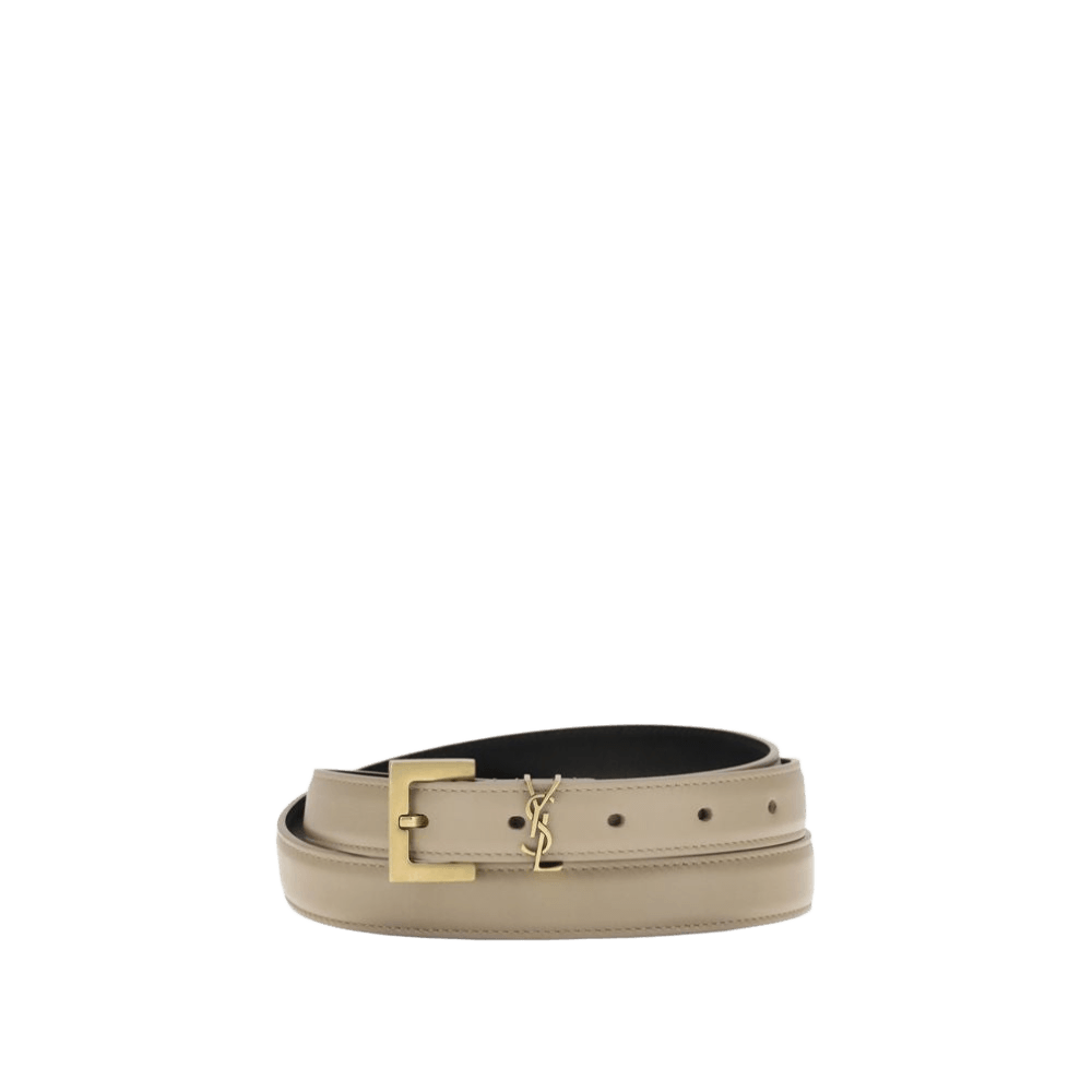 Saint Laurent Cassandre Slim Belt Glam Steals