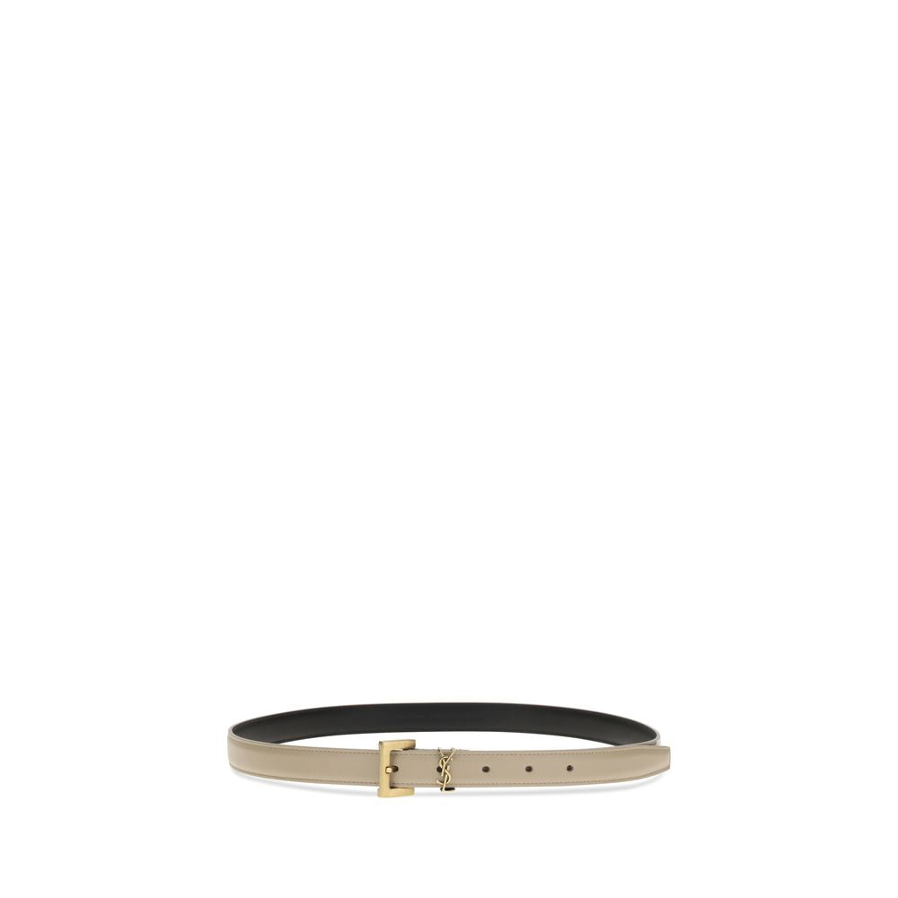 Saint Laurent Cassandre Slim Belt Glam Steals