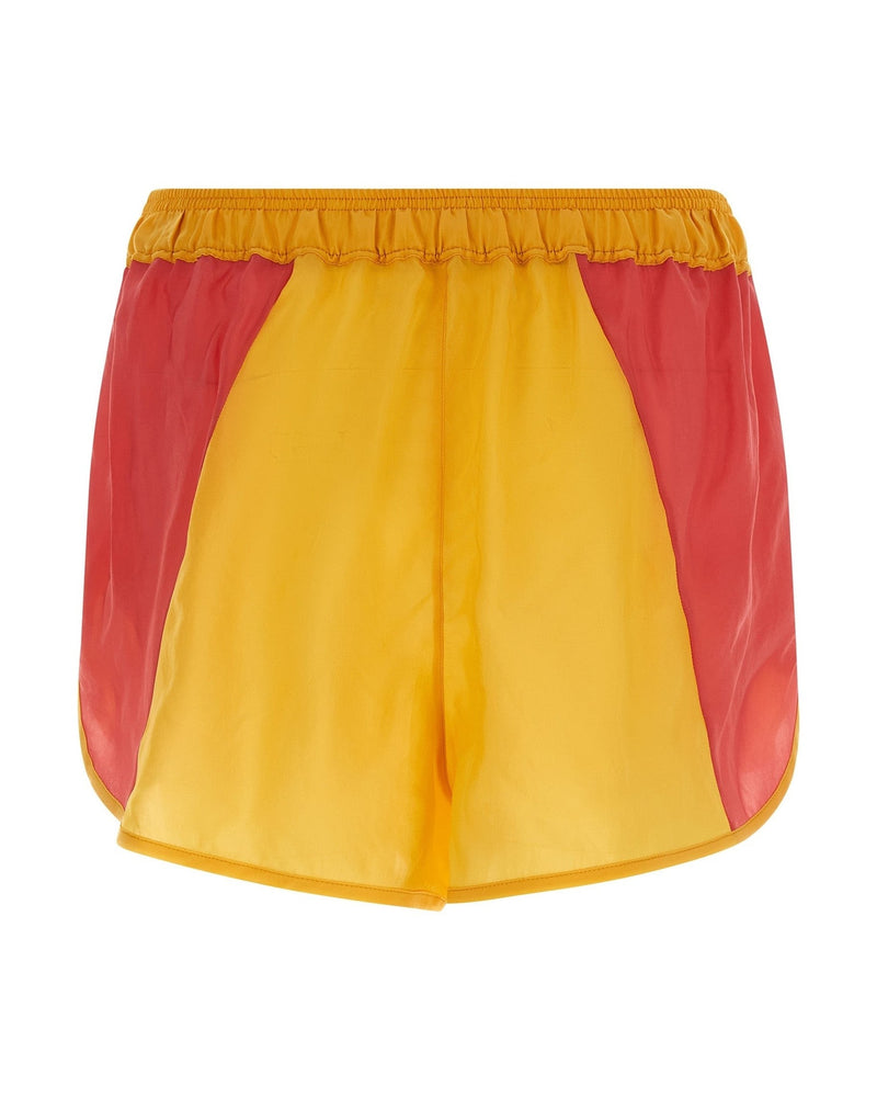 Saint Laurent Color Block Shorts Glam Steals