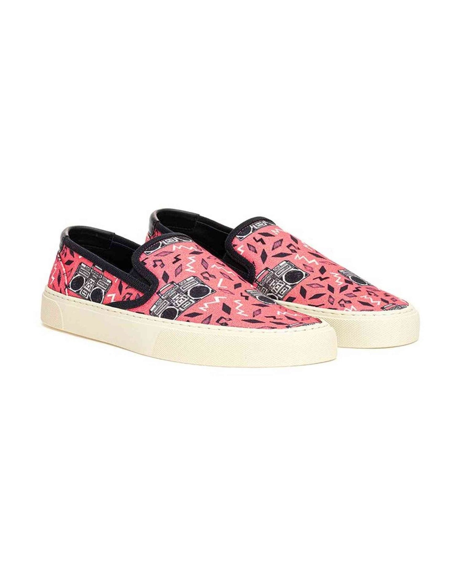 Saint Laurent Cotton Pink Sneaker Glam Steals