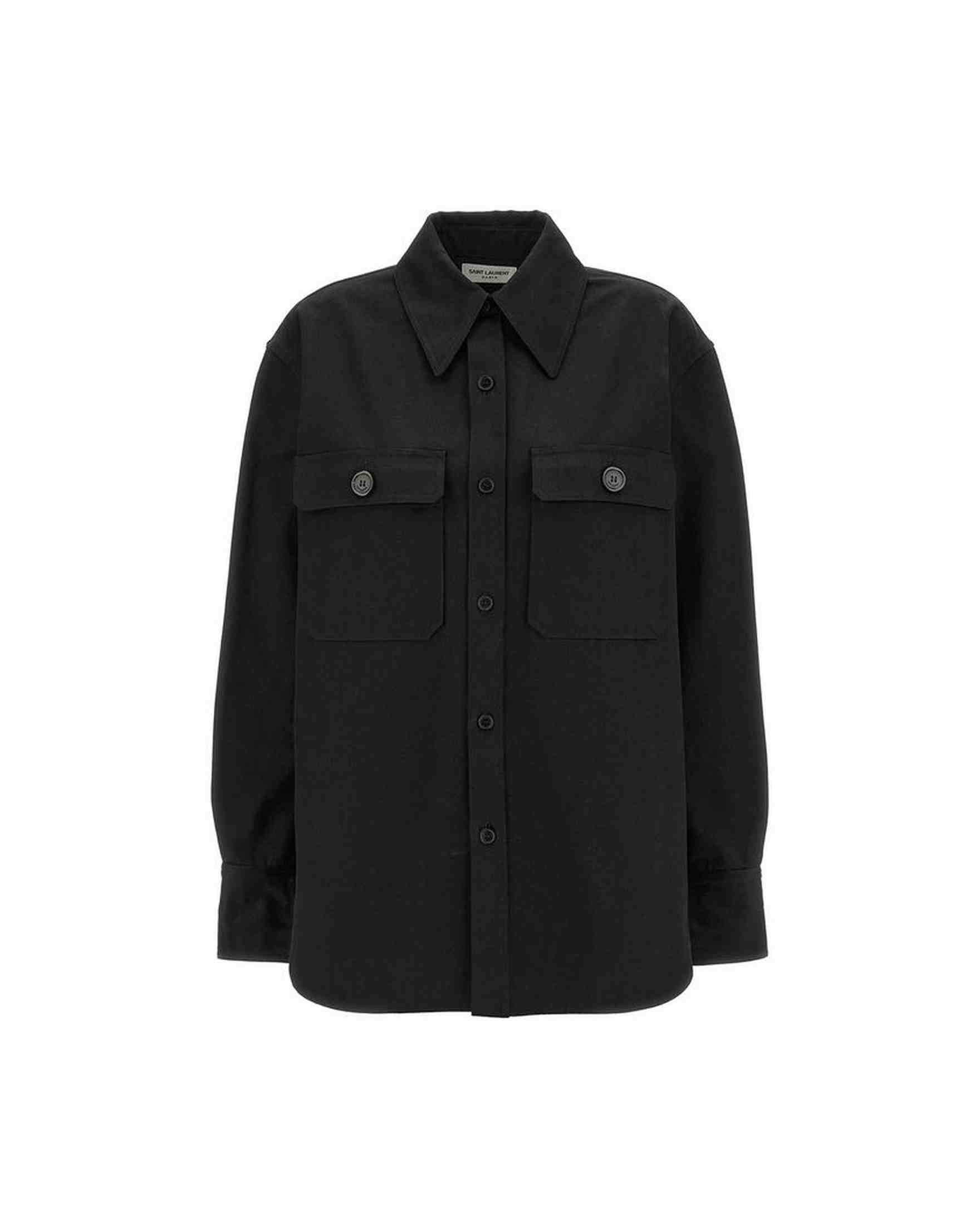 Saint Laurent Cotton Shirt Glam Steals