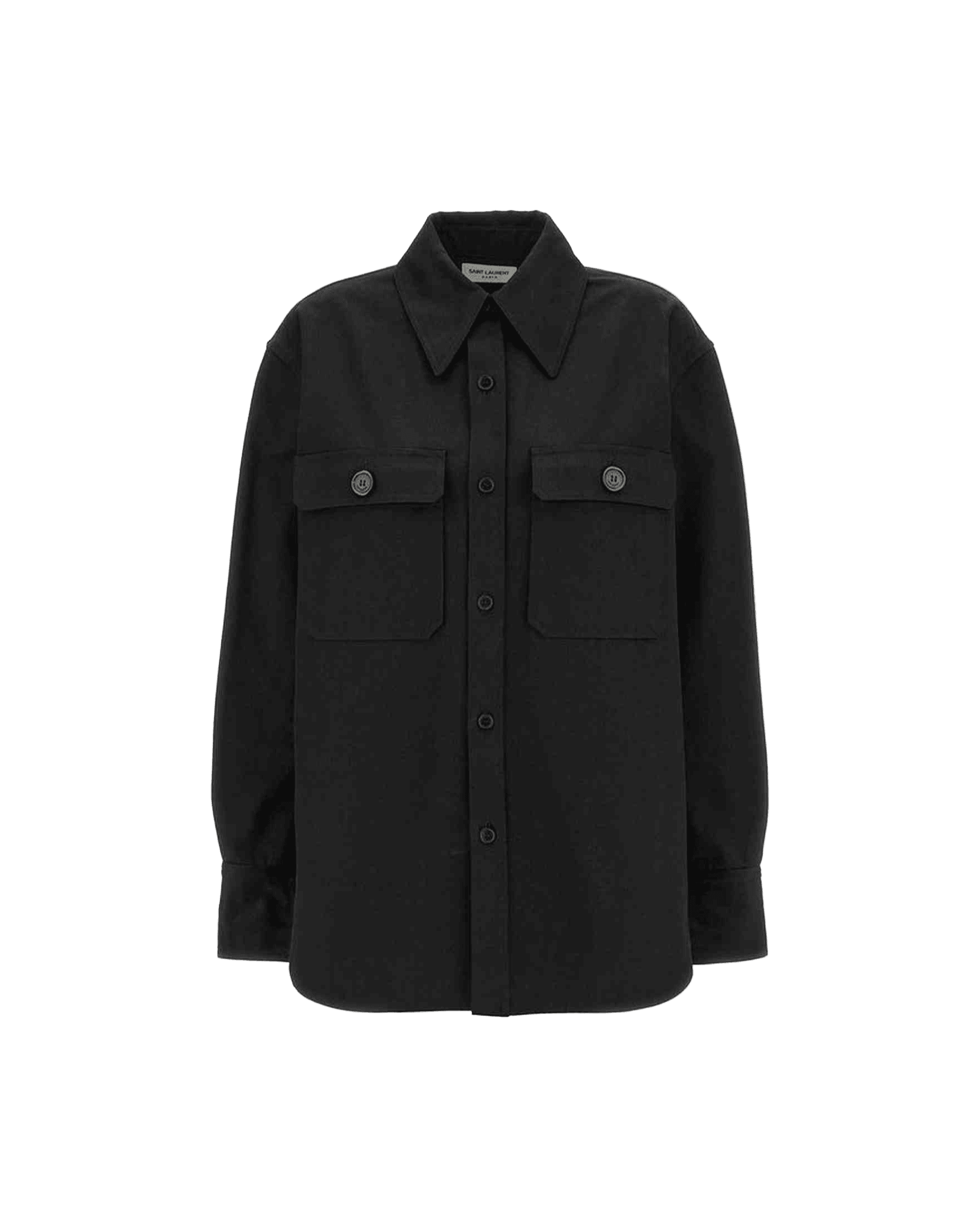 Saint Laurent Cotton Shirt Glam Steals