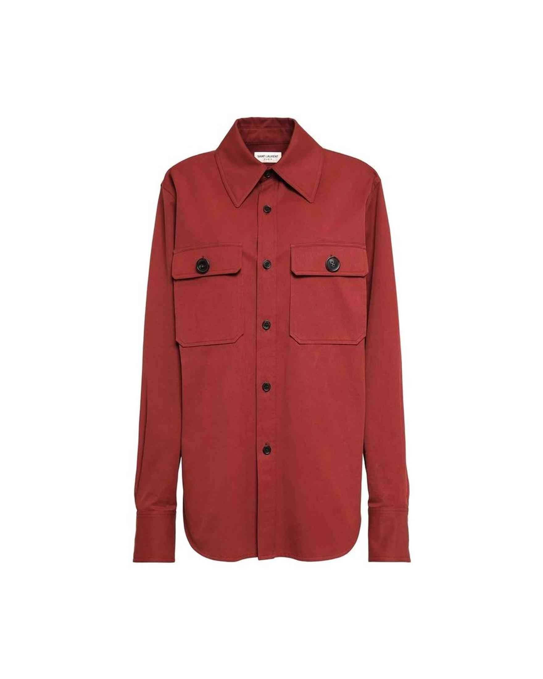 Saint Laurent Cotton Shirt Glam Steals