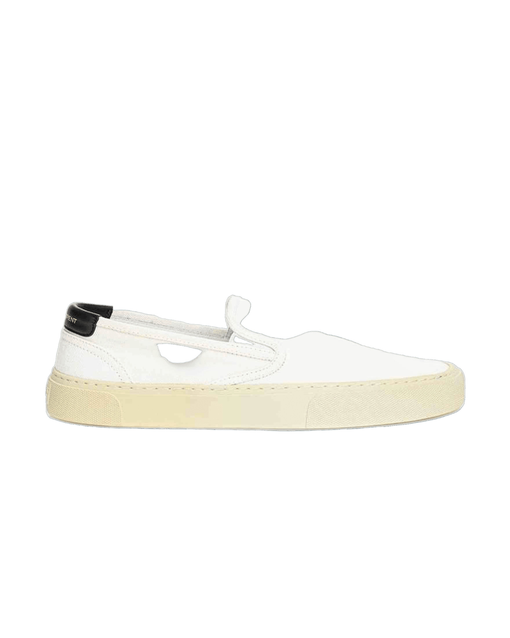 Saint Laurent Cotton White Sneaker Glam Steals