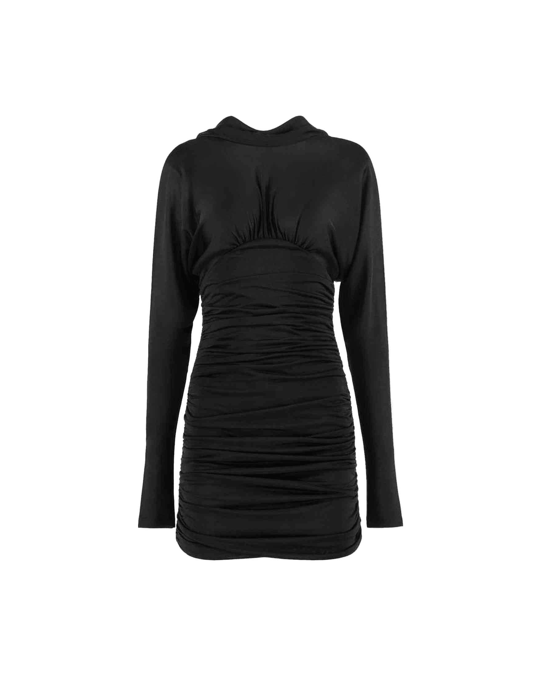 Saint Laurent Cowl Back Mini Dress Glam Steals