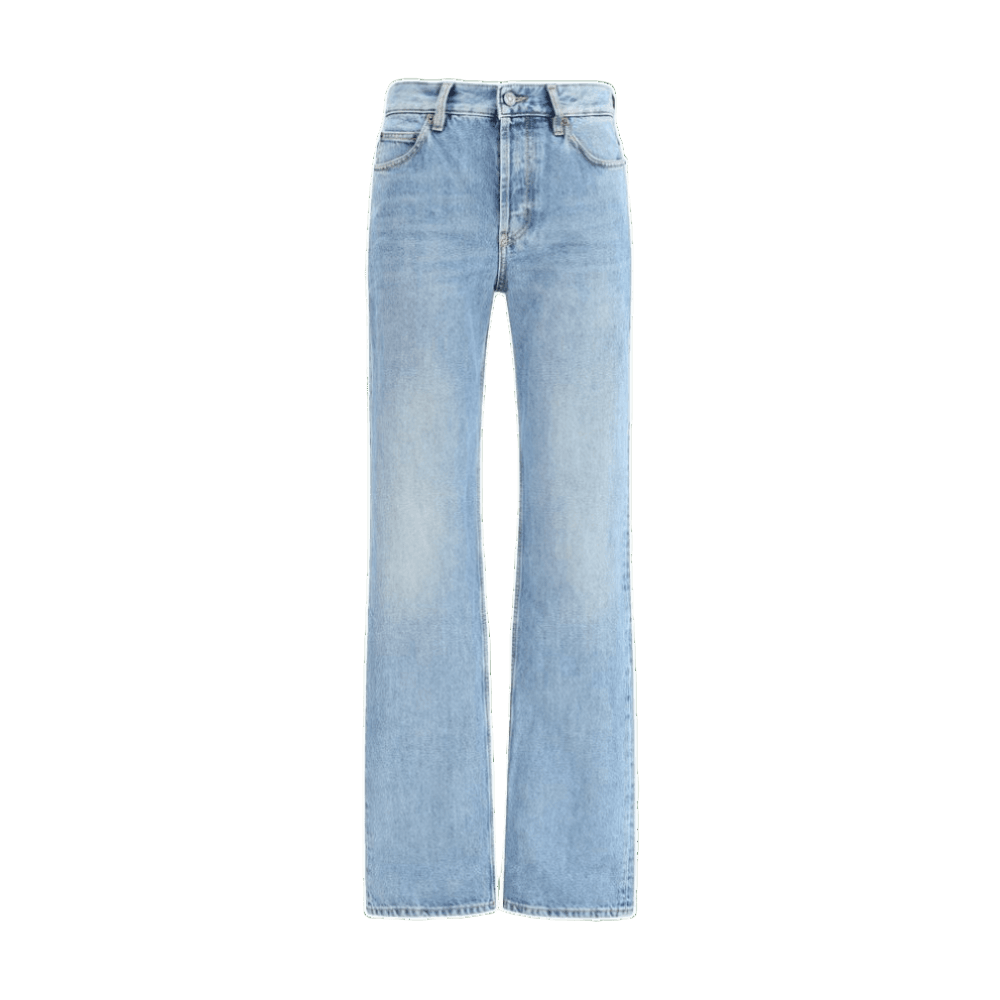 Saint Laurent Denim Nico Low Rise Jeans in Bahamas Glam Steals